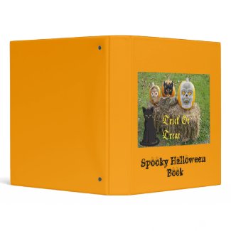 Spooky Halloween Pumpkins Binder binder
