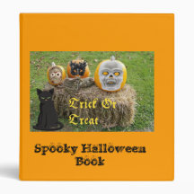 Spooky Halloween Pumpkins Binder