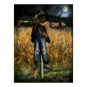 Spooky Halloween Scarecrow Poster posters