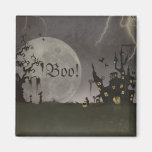 spooky Halloween Scene Magnets