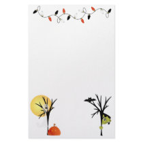 Spooky Halloween stationery