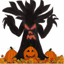 Spooky Halloween Tree photo sculptures