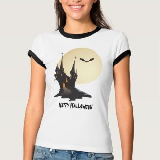 Spooky Haunted Castle Happy Halloween shirt