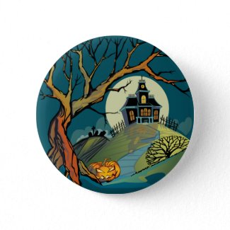 Spooky Haunted House button