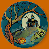 Spooky Haunted House buttons