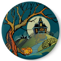 Spooky Haunted House buttons by AHalloweenTrail Spooky Haunted House buttons
