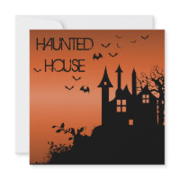 Spooky Haunted House Invitation