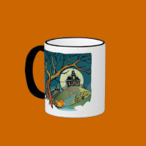 Spooky Haunted House mugs