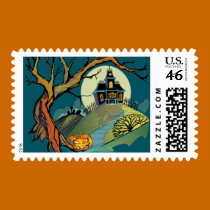 Spooky Haunted House stamps