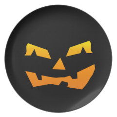 Spooky Jack O Lantern Halloween Pumpkin Face Plates