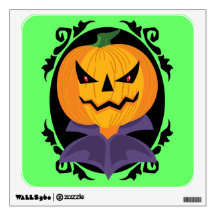 Spooky Jack-o-lantern Wall Stickers