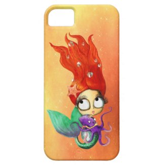 Spooky Mermaid with Octopus iPhone 5 Cover