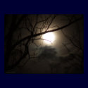 Spooky October Moon posters