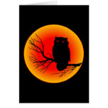 Spooky Owl Greeting Card