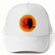 Spooky Owl Mesh Hats