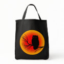 Spooky Owl Sun Moon bags by JuJuGarden Spooky Owl Sun Moon bags