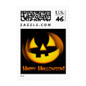 Spooky Pumpkin - Halloween Postage Stamps