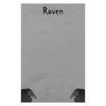 Spooky Raven Stationary Stationery Paper