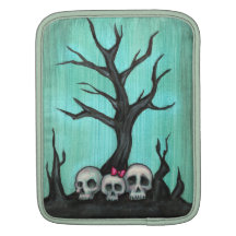 Spooky Skull Tree iPad Sleeves