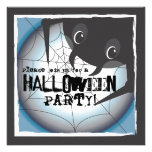 Spooky Spider Full Moon Halloween Party Invitation