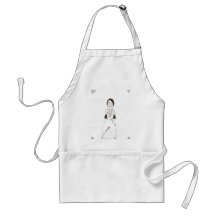 Spooky Spider Girl Aprons