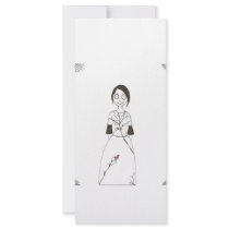 Spooky Spider Girl rack cards by loudesigns Spooky Spider Girl rack cards
