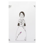 Spooky Spider Girl Custom Stationery