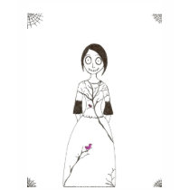Spooky Spider Girl t-shirts by loudesigns Spooky Spider Girl t-shirts