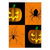 Spooky Squares Halloween cards