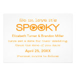 Spooky Typography Halloween Save the Date Custom Invites