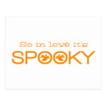 Spooky Typography Halloween Save the Date Postcard