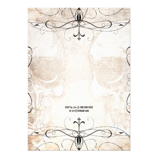 Spooky Vintage Halloween Party Invitation