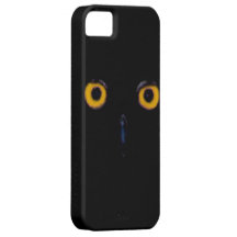 Spooky Wise Old Owl Eyes Face Halloween iPhone 5 Cover