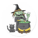 Spooky Witch stickers