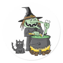 Spooky Witch stickers by cuteforkids Spooky Witch stickers