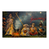 spooky witchy family posters