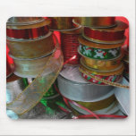 Spools of Christmas Ribbon Mousepad