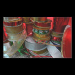 Spools of Christmas Ribbon Sticker