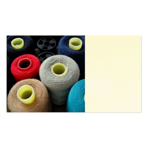 Spools of Yarn Business Card Templates
