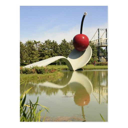 Spoon and Cherry Post Card