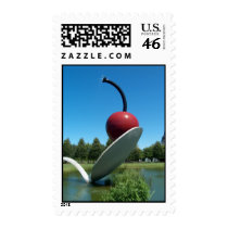 Spoon Bridge And Cherry Stamp by BartzPeterson Spoon Bridge And Cherry Stamp