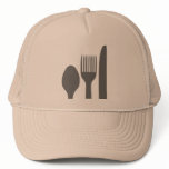 Spoon, Knife & Fork Graphic hats