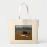 Spoonbills Flying Tote Bag