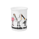 Spoonbills Rock! Beverage Pitchers