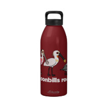 Spoonbills Rock! Reusable Water Bottles