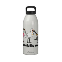 Spoonbills Rock! Water Bottle