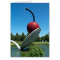 Spoonbridge And Cherry Card by BartzPeterson Spoonbridge And Cherry Card