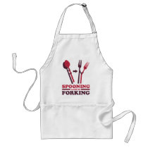 Spooning Leads to Forking Love Romance Aprons