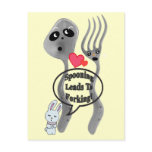 Spooning Leads to Forking postcards