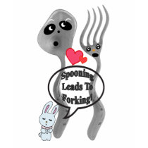 Spooning Leads to Forking t-shirts